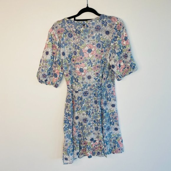 Billabong BNWT Field Day Women's Wrap Dress Medium - Picture 5 of 10